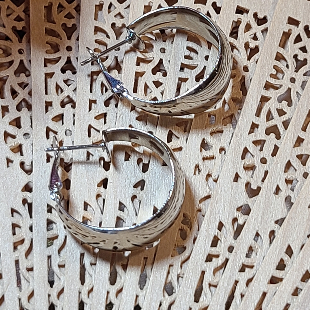 Silver HOOP Earrings For Sale Today